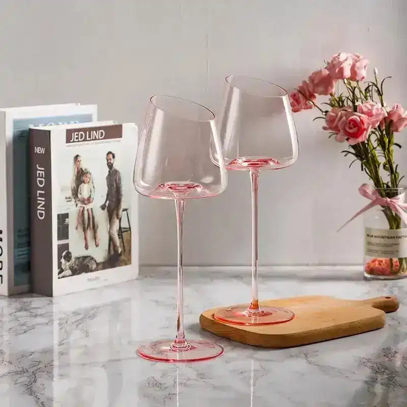 Nordic Flamingo PInk Wine Glass - MAIA HOMES