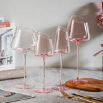 Nordic Flamingo PInk Wine Glass - MAIA HOMES