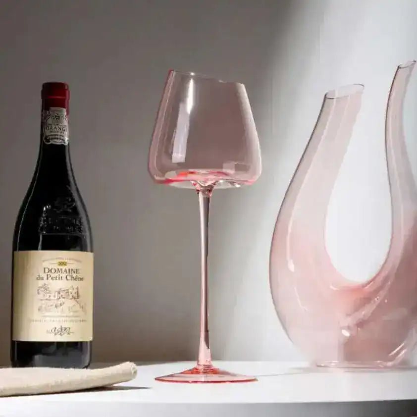 Nordic Flamingo PInk Wine Glass - MAIA HOMES