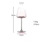 Nordic Flamingo PInk Wine Glass - MAIA HOMES