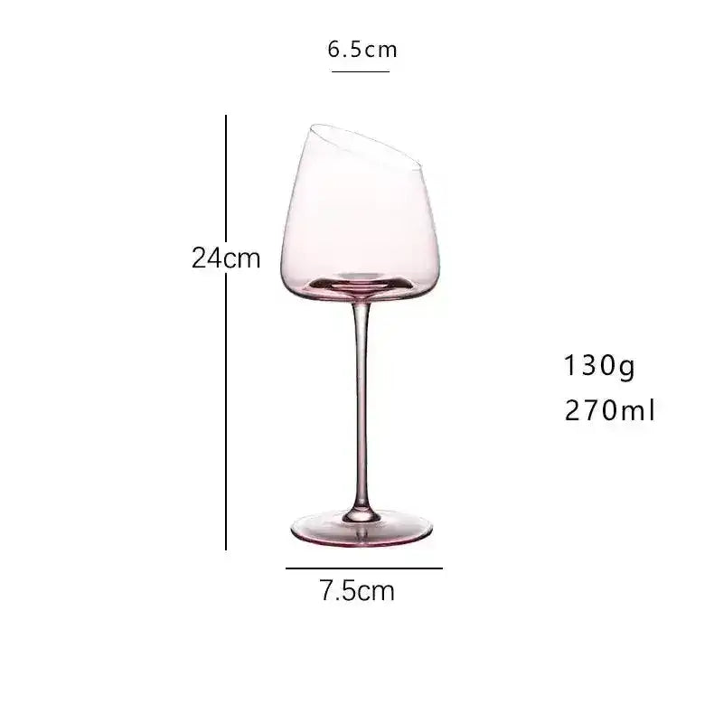 Nordic Flamingo PInk Wine Glass - MAIA HOMES