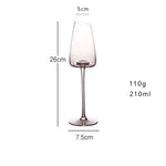 Nordic Flamingo PInk Wine Glass - MAIA HOMES