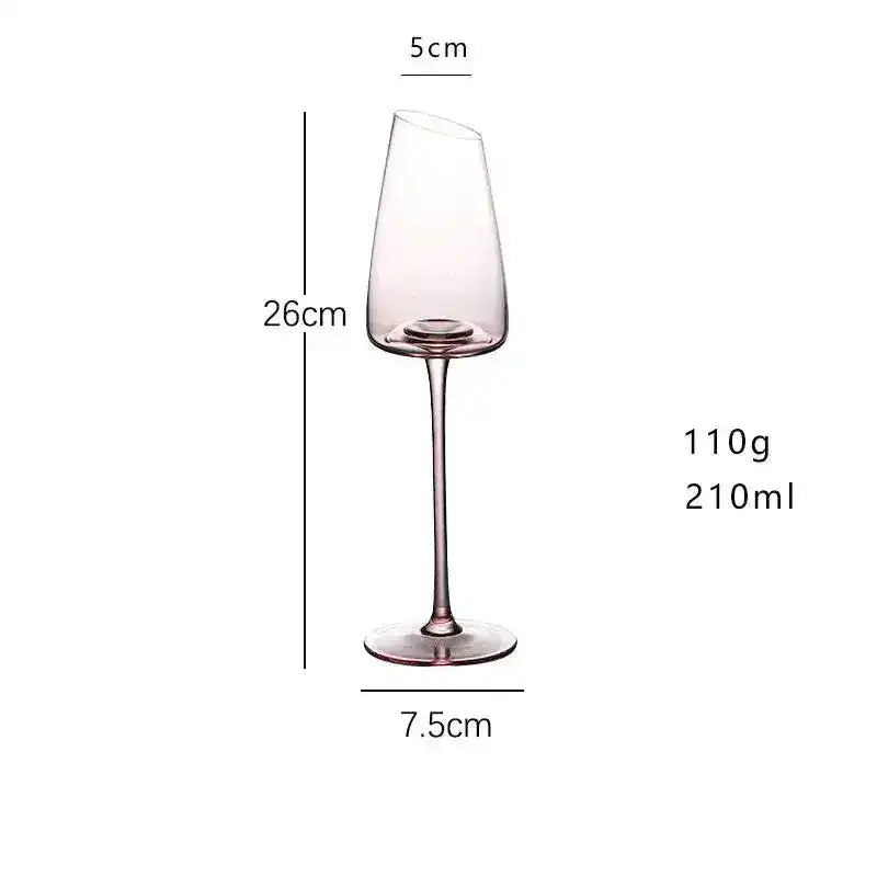 Nordic Flamingo PInk Wine Glass - MAIA HOMES