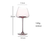 Nordic Flamingo PInk Wine Glass - MAIA HOMES