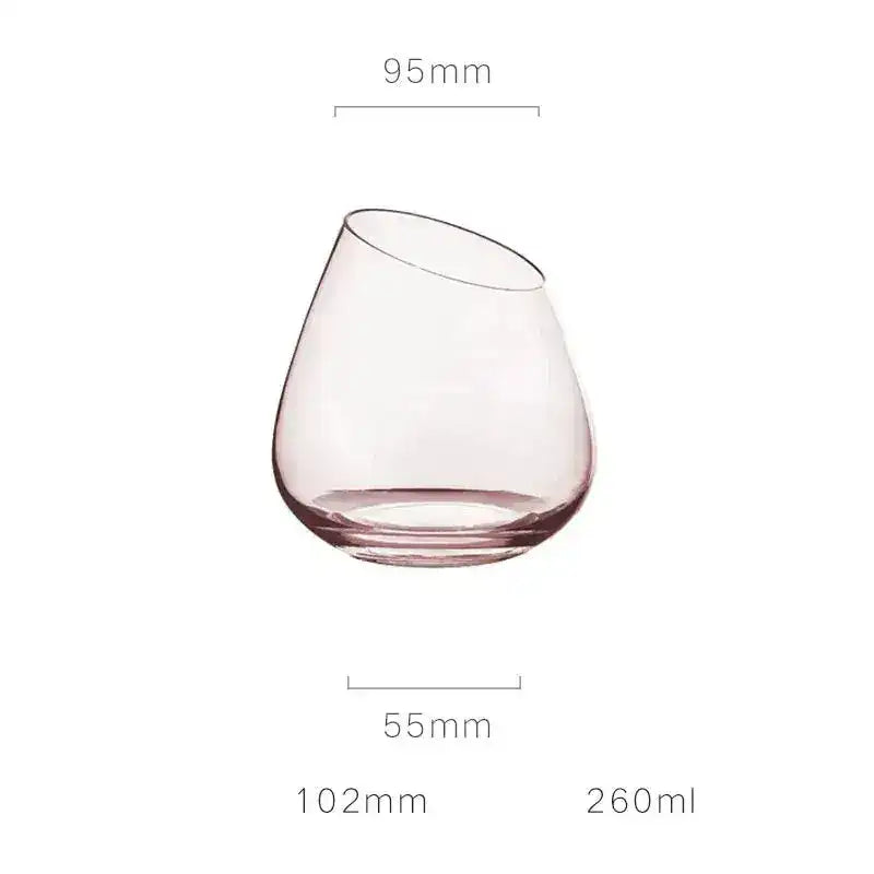 Nordic Flamingo PInk Wine Glass - MAIA HOMES
