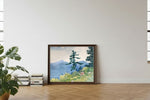 Framed room mockup - leaning