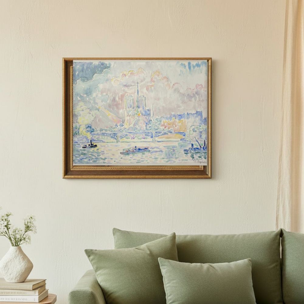 Framed room mockup - sage