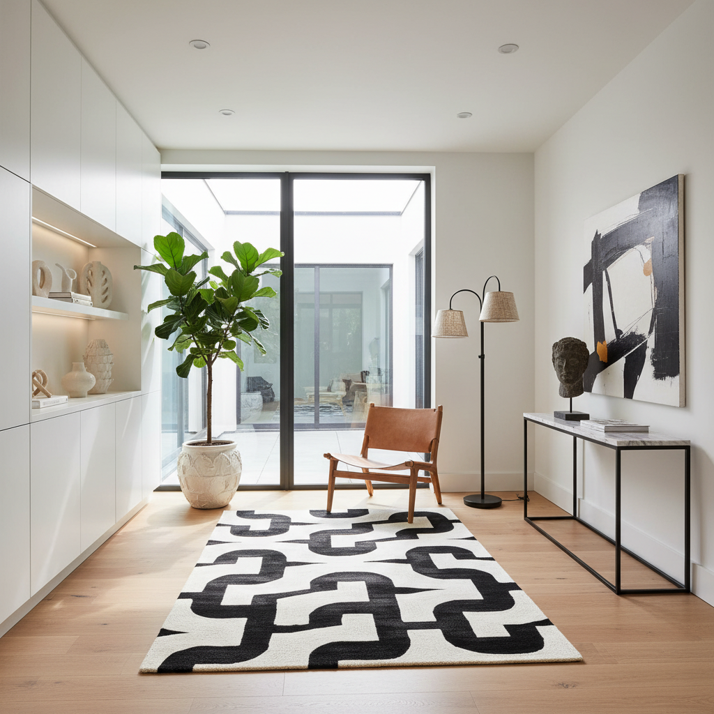 Oceanic Whispers Hand Tufted Wool Rug