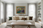 Framed room mockup - gold