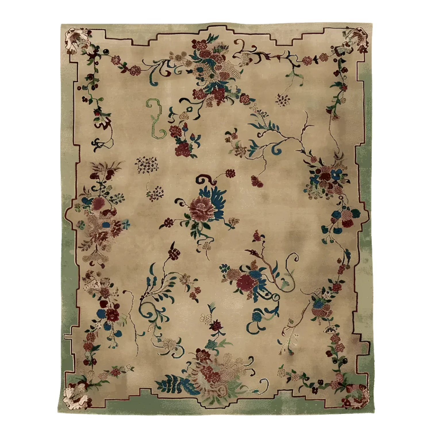 Old World Charm Hand Knotted Rug