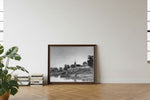 Framed room mockup - leaning