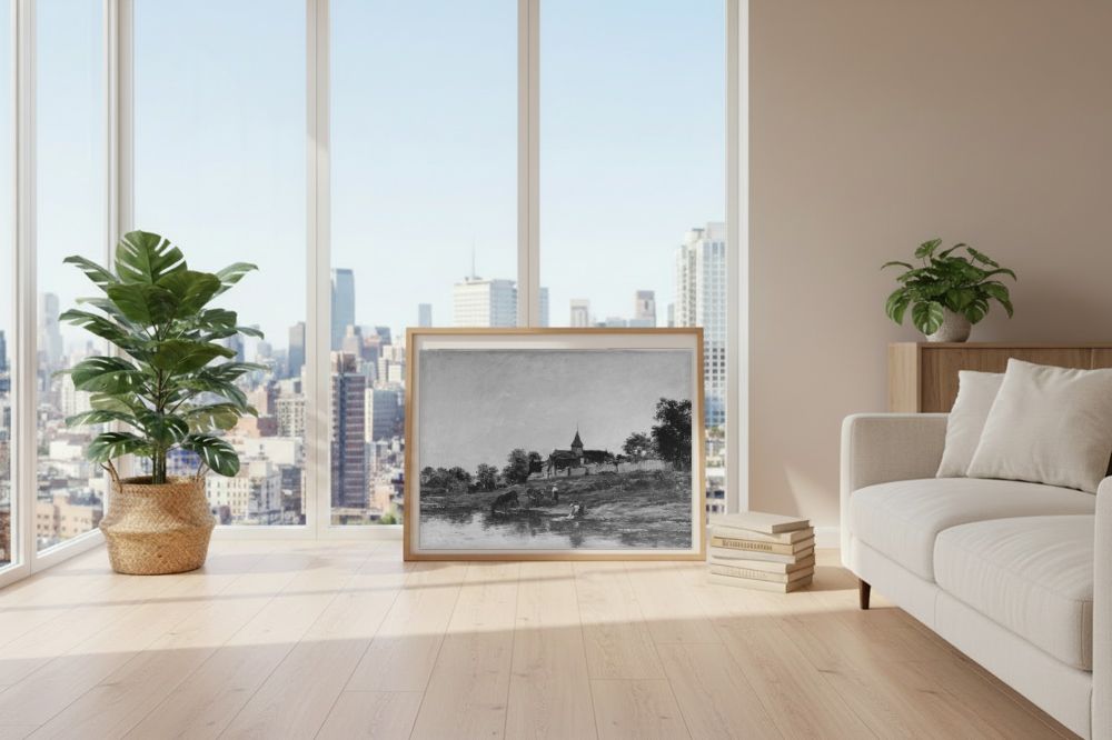 Framed room mockup - loft