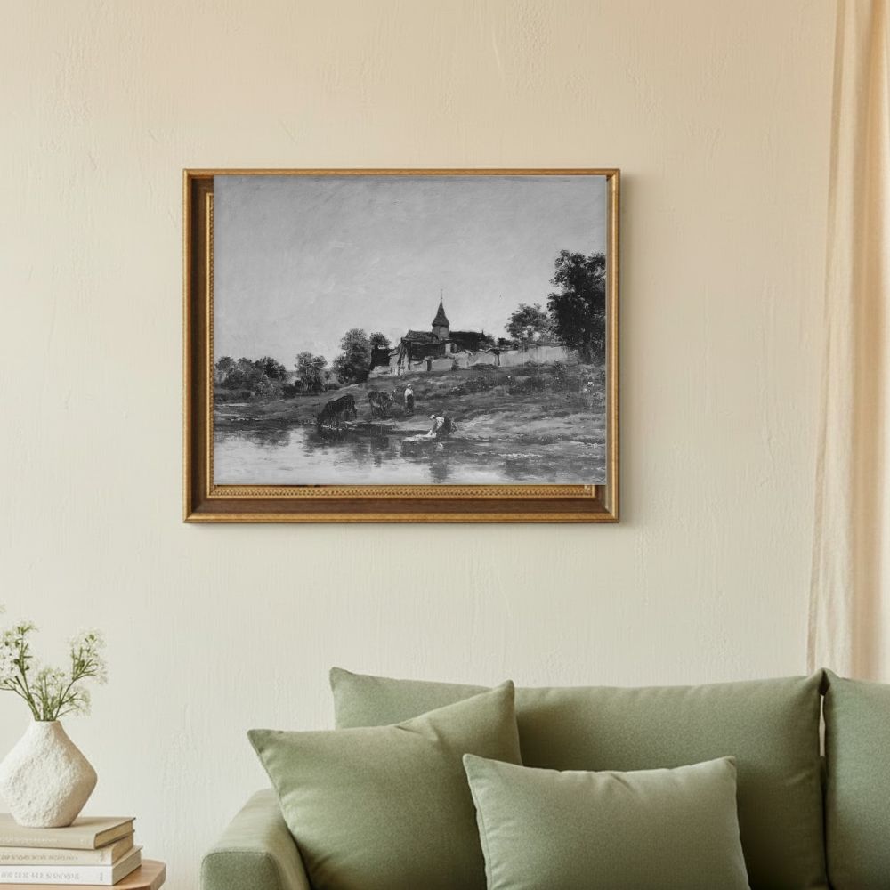 Framed room mockup - sage