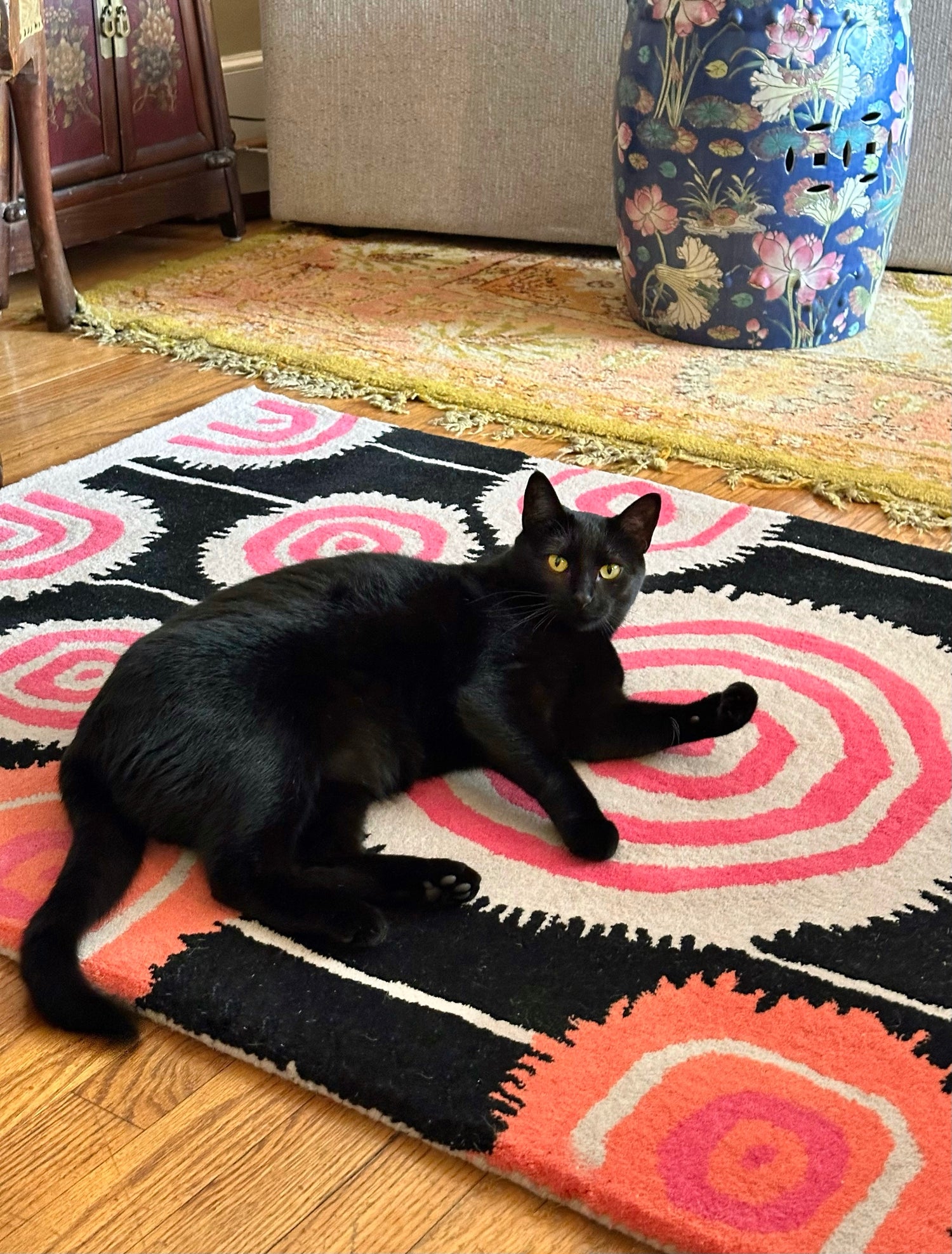 Orbit Bloom Hand Tufted Rug