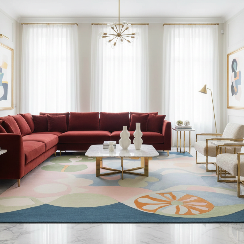 Organic Flow Hand Tufted Rug