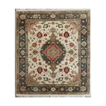The "Ornamental Floral Hand-Knotted Area Rug" showcases exquisite floral motifs, adding a touch of elegance and charm to any room. Hand-knotted with precision, it offers both beauty and durability.