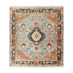 The "Ornate Shadow Floral Hand-Knotted Area Rug" features intricate floral patterns with a shadowed effect, offering a sophisticated and elegant touch to your space. Hand-knotted for durability, this rug blends artistry with timeless beauty.