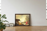 Framed room mockup - leaning