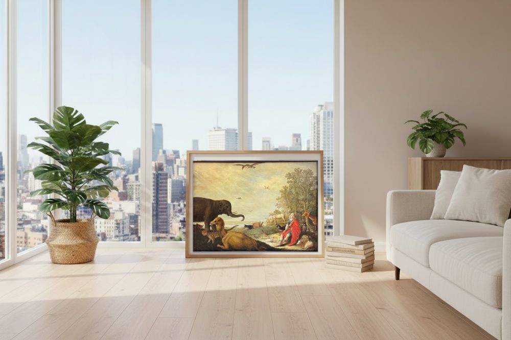 Framed room mockup - loft