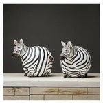 Oversized Zebra Figurines