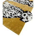 Pair of Doggie Hand Tufted Wool Rug - Mustard - MAIA HOMES