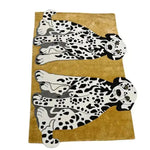 Pair of Doggie Hand Tufted Wool Rug - Mustard - MAIA HOMES