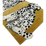 Pair of Doggie Hand Tufted Wool Rug - Mustard - MAIA HOMES