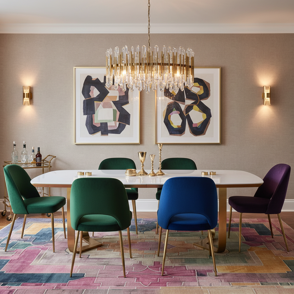 Palatial Mirage Hand Tufted Wool Rug