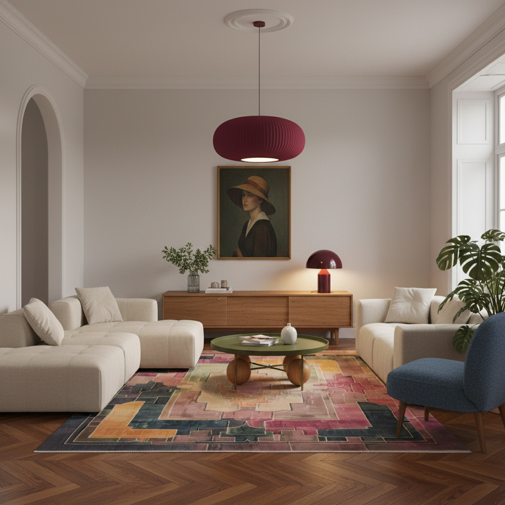 Palatial Mirage Hand Tufted Wool Rug