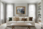 Framed room mockup - gold