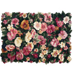 This vibrant area rug showcases a stunning array of pastel-colored blossoms, hand-tufted with high-quality wool. Ideal for adding a touch of nature to your living room, this floral rug is perfect as a large living room rug, offering both beauty and comfort.