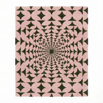 A stunning Pastel Olive Green Illusion Hand Tufted Wool Rug featuring an eye-catching geometric pattern. Perfect for enhancing the style of any living room or bedroom, this area rug measures 8x10 and offers a chic and cozy look, ideal for modern living room decor.