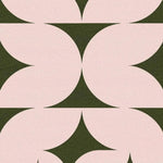 Top view of the Pastel Olive Green Illusion Hand Tufted Wool Rug, showcasing its abstract geometric design. Perfect as an area rug for living rooms or bedrooms, this 8x10 wool rug adds a touch of elegance and style to any living space.