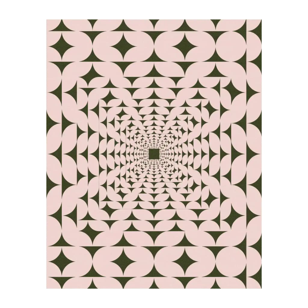 A stunning Pastel Olive Green Illusion Hand Tufted Wool Rug featuring an eye-catching geometric pattern. Perfect for enhancing the style of any living room or bedroom, this area rug measures 8x10 and offers a chic and cozy look, ideal for modern living room decor.