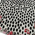 Pastel Pink Floral Animal Print Hand Tufted Rug - MAIA HOMES