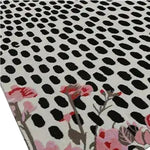 Pastel Pink Floral Animal Print Hand Tufted Rug - MAIA HOMES
