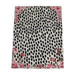Pastel Pink Floral Animal Print Hand Tufted Rug - MAIA HOMES