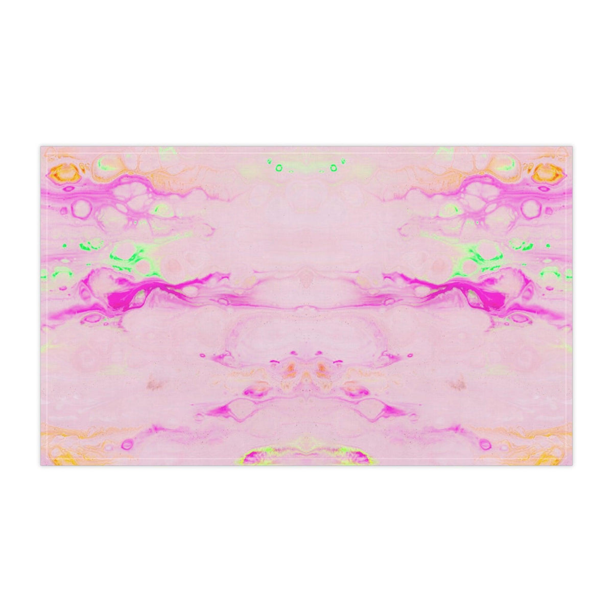 Pastel Pink Marble Kitchen Towel