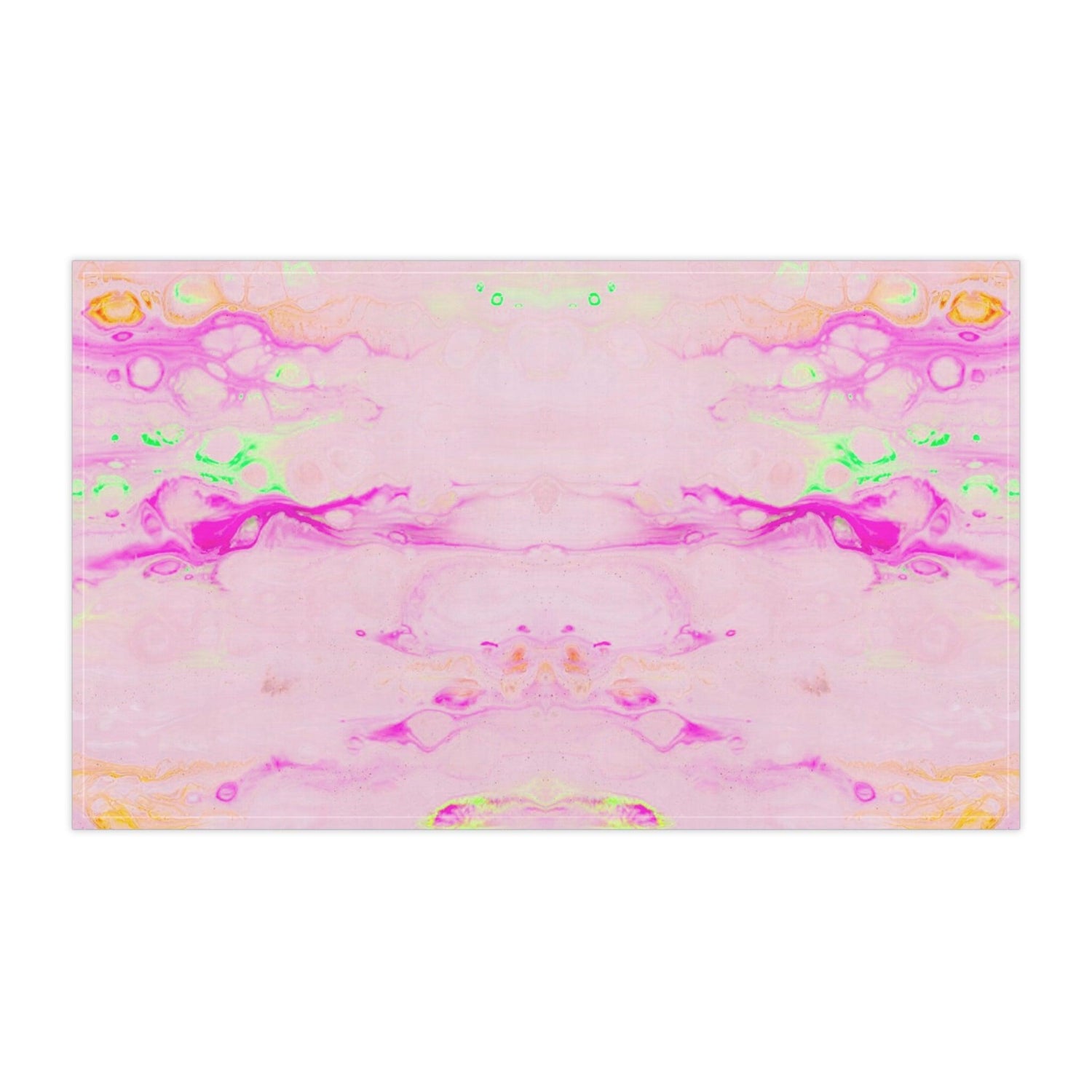 Pastel Pink Marble Kitchen Towel