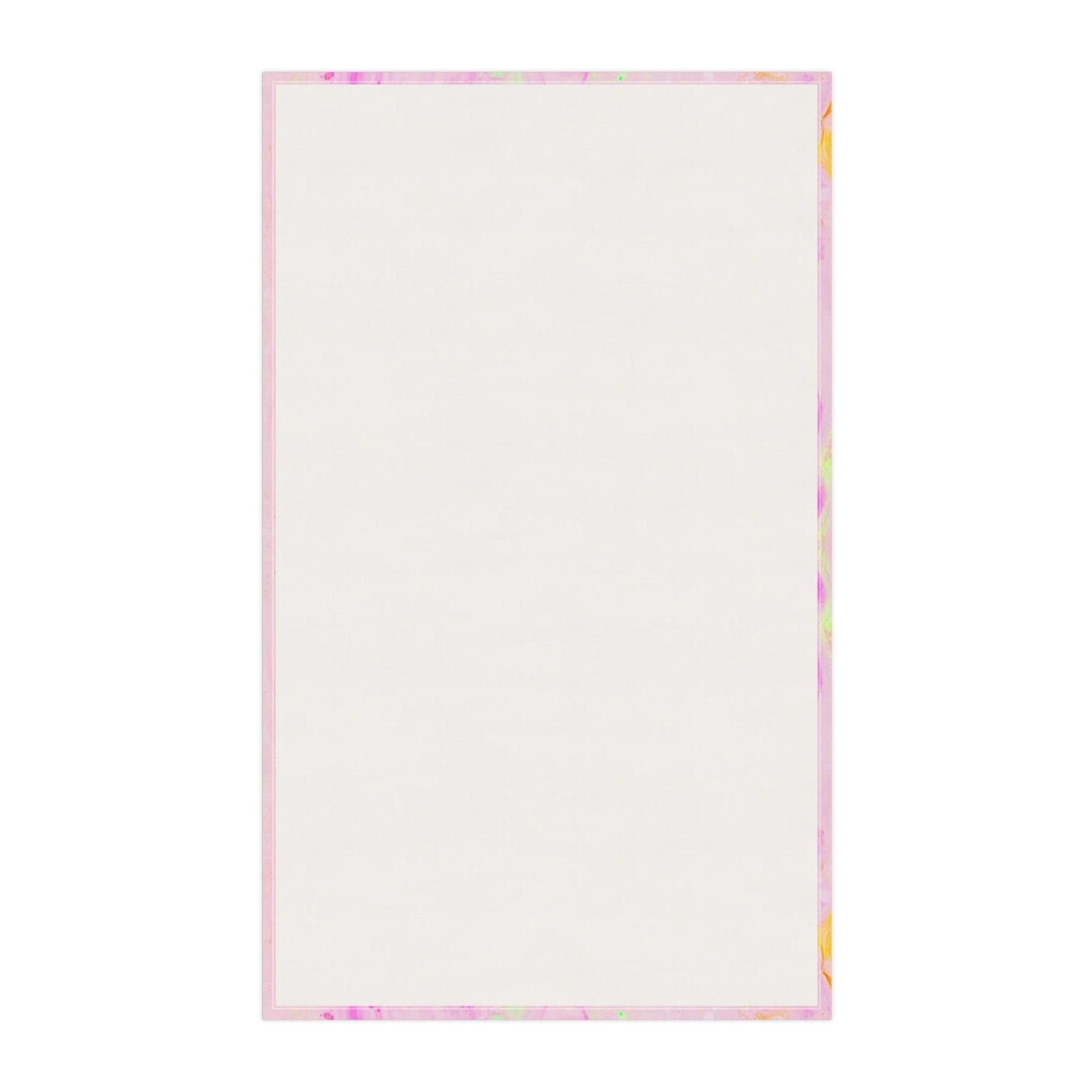 Pastel Pink Marble Kitchen Towel