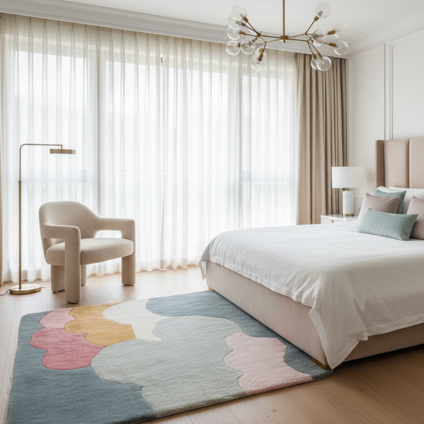 Pastel Skies Hand Tufted Wool Rug