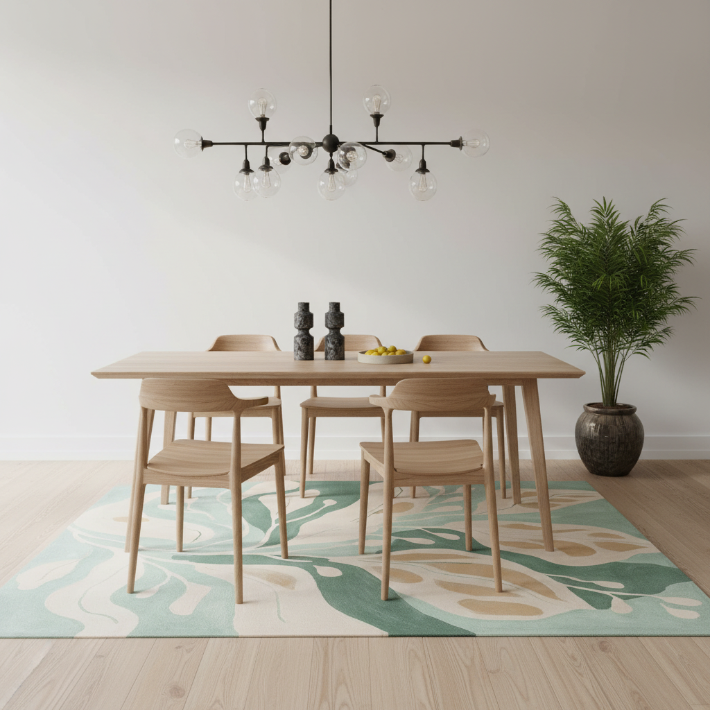 Pastel Tide Bloom Hand Tufted Rug