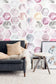 Pastel Watercolor Hexagon Honeycomb Wallpaper - MAIA HOMES