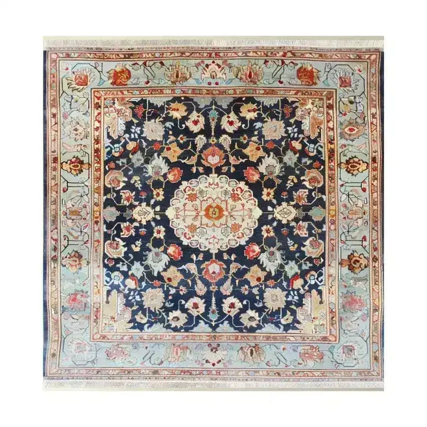 Discover the charm of the Pastoral Blossom Weave Hand Knotted Area Rug, showcasing a delightful arrangement of floral motifs that evoke a serene countryside ambiance. Crafted with precision, this rug combines timeless design and quality craftsmanship, adding warmth and elegance to any living space.