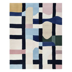 Experience the modern elegance of the Pattern Panic Mode Hand Tufted Rug, a contemporary area rug perfect for large living rooms. Crafted from soft wool, this rug features an abstract geometric pattern in earthy tones, adding a touch of sophistication to your space. Ideal for those seeking stylish area rugs for living room decor.