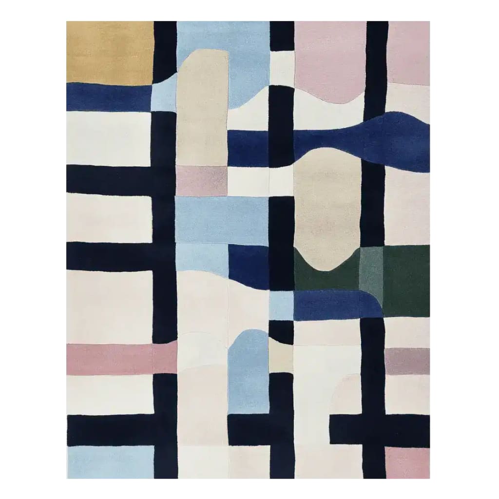 Experience the modern elegance of the Pattern Panic Mode Hand Tufted Rug, a contemporary area rug perfect for large living rooms. Crafted from soft wool, this rug features an abstract geometric pattern in earthy tones, adding a touch of sophistication to your space. Ideal for those seeking stylish area rugs for living room decor.
