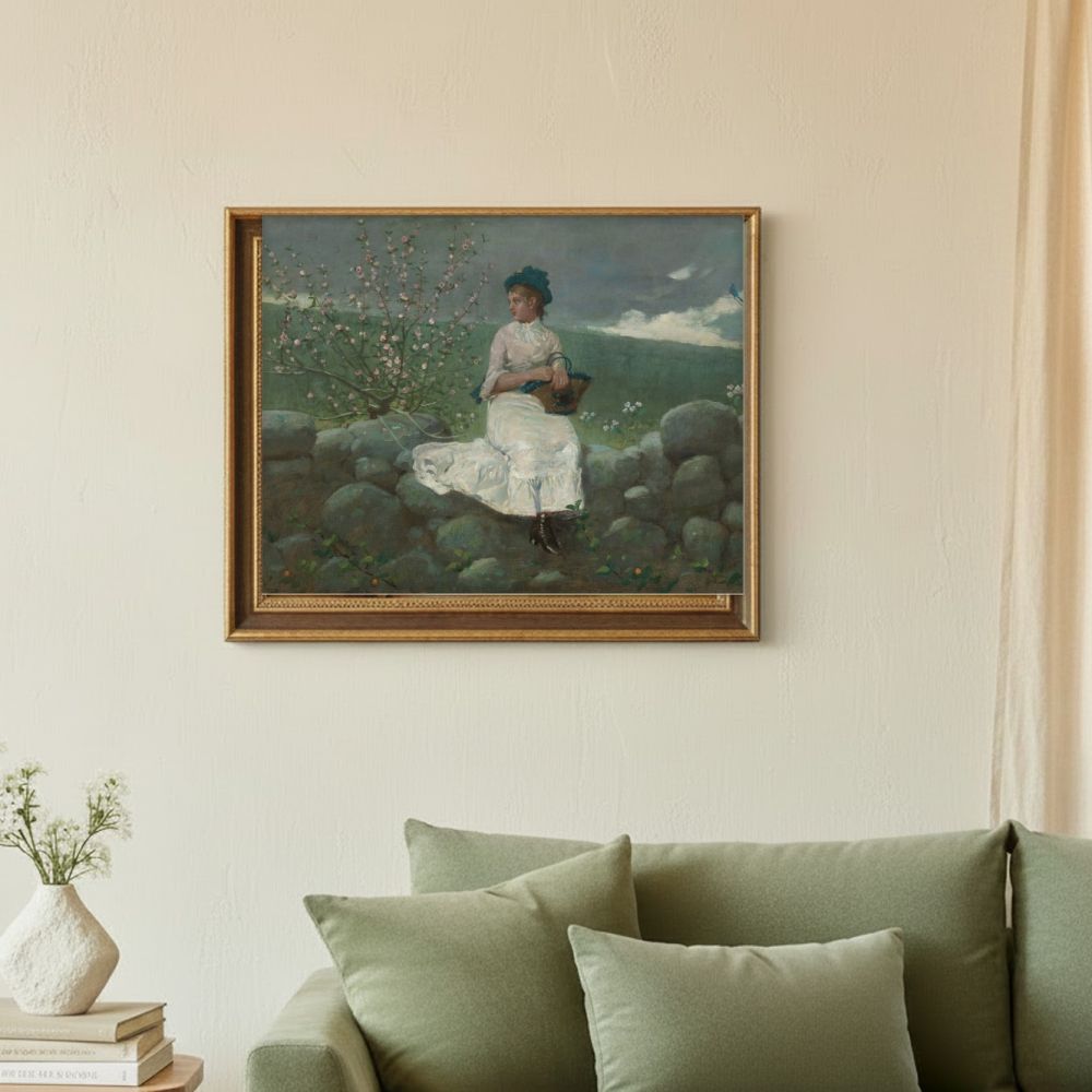 Framed room mockup - sage