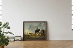 Framed room mockup - leaning