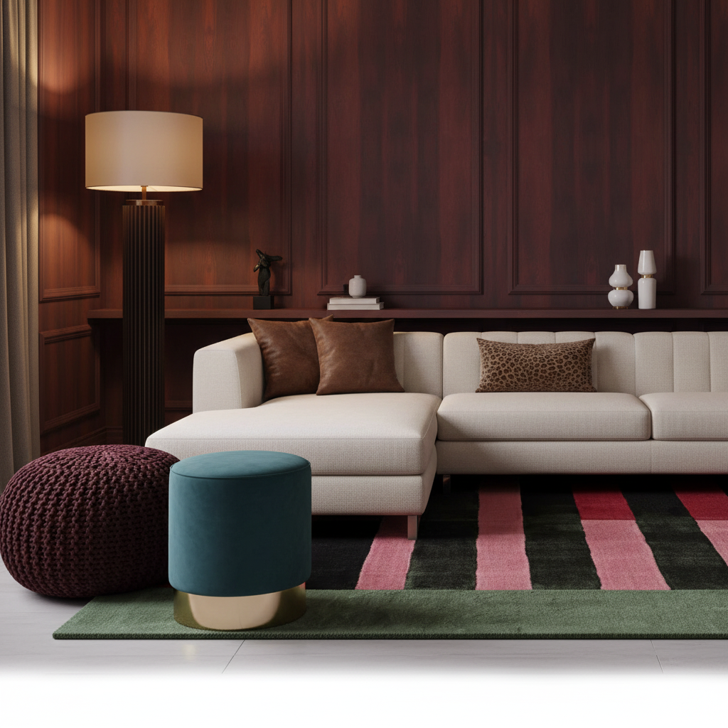 Perspective Line Fall Hand Tufted Rug