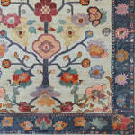 This Petal Cascade Hand Knotted Area Rug features a stunning floral design with intricate patterns in a rich palette of colors, perfect for adding a touch of elegance to any large living room. Ideal as a living room rug 8x10, this vintage-style Persian rug combines a classic aesthetic with a modern twist, making it a standout piece in any home decor.